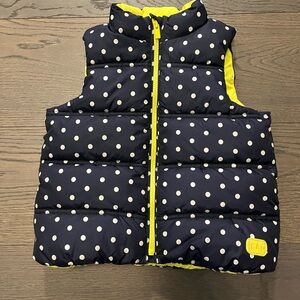 Gap navy girls spring vest sz 4 NWT retail $110